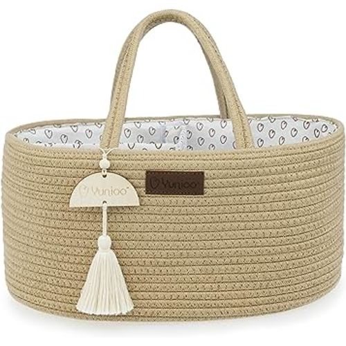 Diaper Caddy Organizer (Cream)