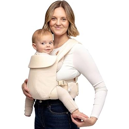 WildBird - Aerial Buckle Carrier - 2-24 Months - Standard (XS-XL) Sparrow - Front or Back Carry - Cross Straps, Lumbar Support, Headrest - Hip Healthy - Baby Carrier - Baby Essentials - New Mom Gifts