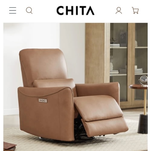 Tracee Modern Power Swivel Glider Recliner