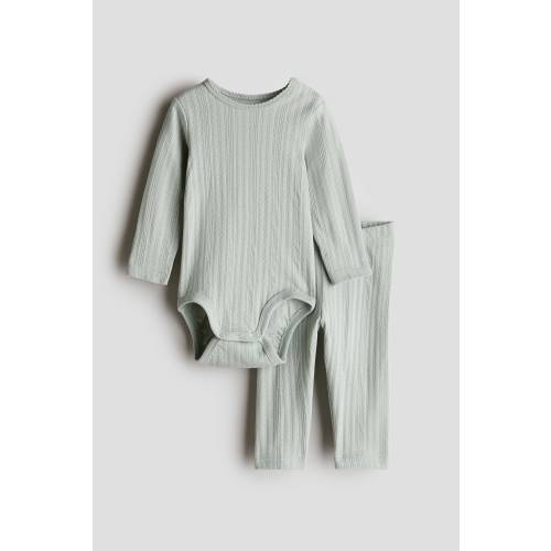 2-PIECE POINTELLE COTTON SET