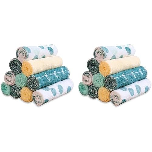 Spasilk Baby 20 Pack Soft Terry Bath Washcloth Wipes