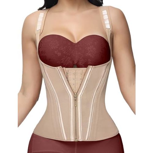 SHAPSHE Waist Trainer for Women, Tummy Control Sports Girdle, Workout Body Shaper with Adjustable Shoulder Strap