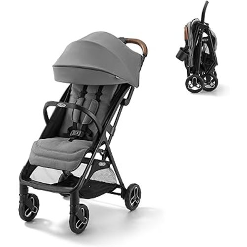 Graco Ready2Jet Compact Stroller – Compact Travel Stroller with Automatic Fold