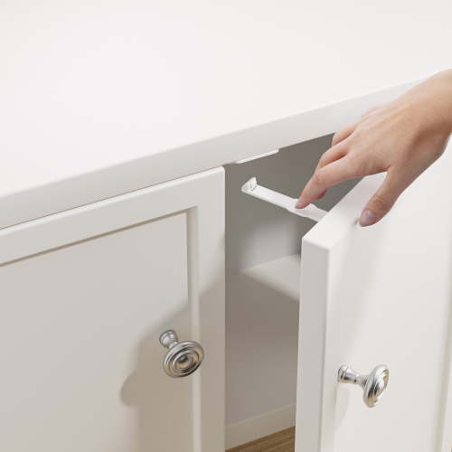 Parent's Choice Child Safety Cabinet Locks for Baby Proofing, White, 14 Pack