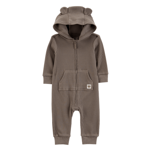 Baby Bear Hood Zip-Up Thermal Jumpsuit - Carter's | Carter's