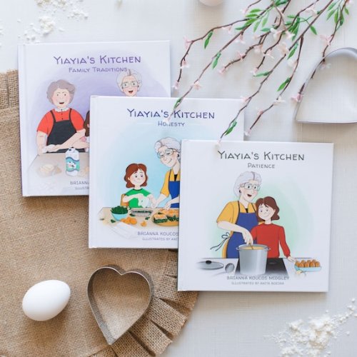 Yiayias Kitchen Children's Books 3 Hardcover Book Series - Etsy