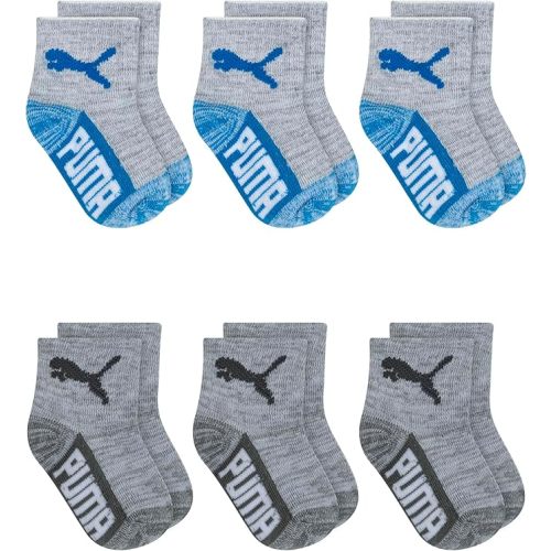 PUMA Baby 6 Pack Infant Anklet Socks