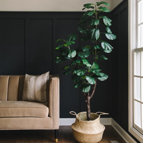 Faux Fiddle Leaf Fig Tree in Pot