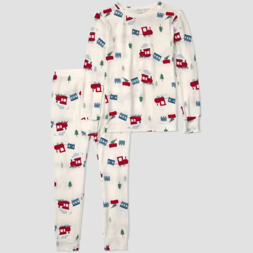 Christmas Train PJs - 3T