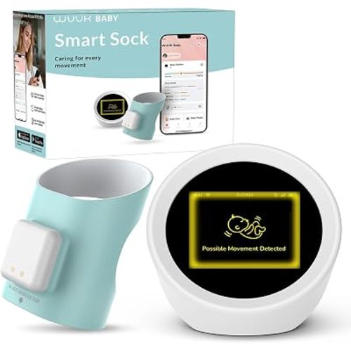 WUUK BABY Smart Sock Monitor, Tracks Sleep & Movement, No Subscription