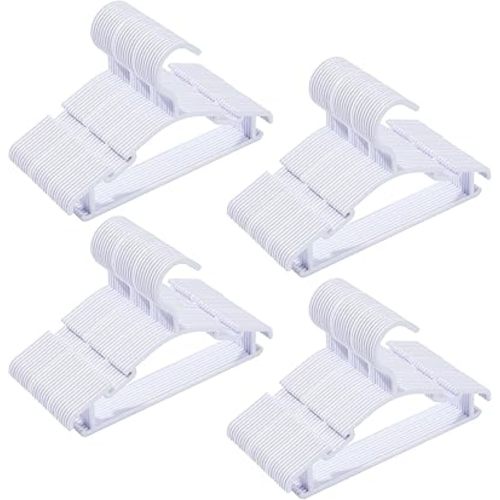 Baby Clothes Hangers,120 Pack White Kids Plastic Hangers for Closet,Toddler,Infant,Child,Newborn's Coat Hangers Ideal for Laundry and Nursery's Everyday Standard Use