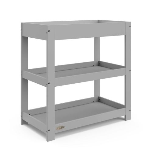 Graco Customizable Changing Table with Water-Resistant Changing Pad - Pebble Gray
