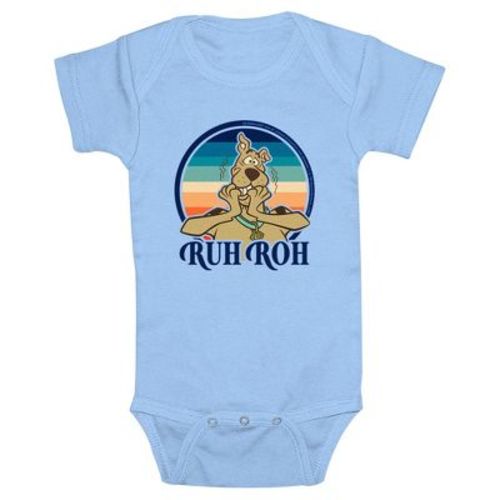 Infant's Scooby Doo Retro Ruh Roh Bodysuit - Light Blue - 18 Months