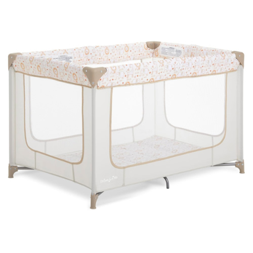 Dream On Me Zodiak Portable Playard with Carry Bag & Shoulder Strap, Beige