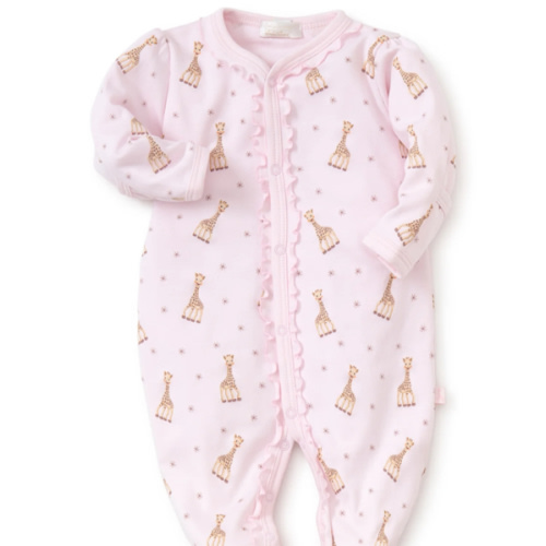 Sophie la girafe Pink Print Footie