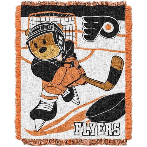 Officially Licensed NHL "Score" Woven Jacquard Baby Throw Blanket, Multi Color, 36" x 46"
