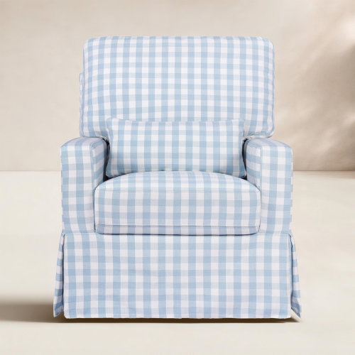 Namesake Crawford Pillowback Comfort Swivel Glider & Reviews | Birch Lane