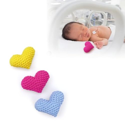 3 Pack Scent Bonding Hearts NICU Bonding Hearts for Infant Preemie and Parent Bonding NICU Gifts