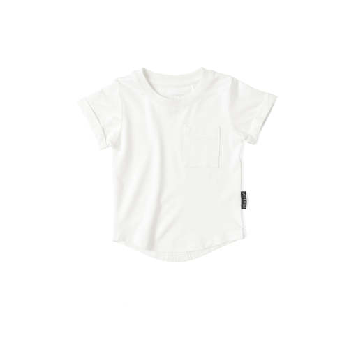 Bamboo Pocket Tee - Off White