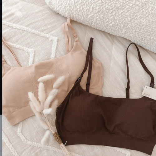 Ribbed Scoop Nursing Bralette
