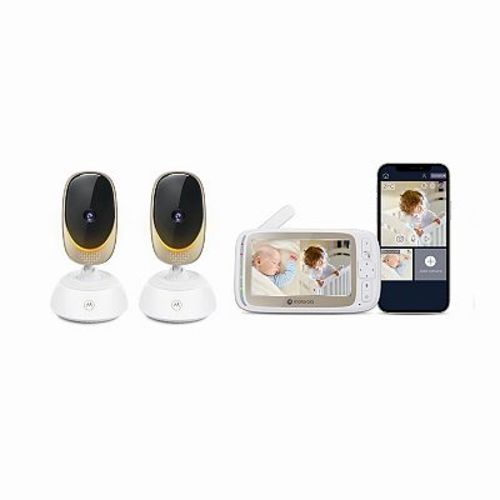 Motorola VM85 5.0" Wi-Fi Motorized Video Baby Monitor - Two Camera Set