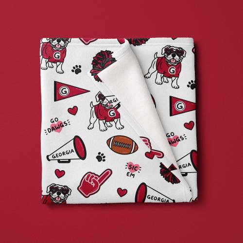 Georgia Football Baby Blanket | Georgia Bulldogs Kids Blanket | UGA Football Blanket | Georgia Baby Gift | UGA Baby