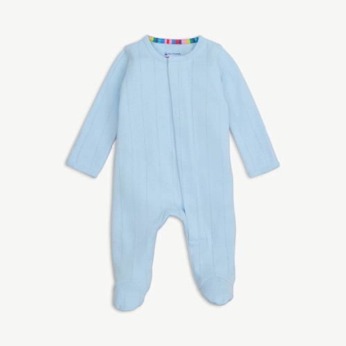 love lines blue organic cotton pointelle magnetic parent favorite foot – Magnetic Me