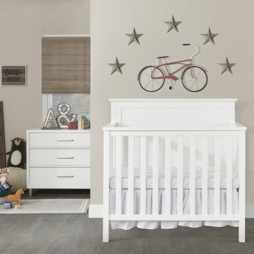 Dream On Me Ava 4-in-1 Convertible Mini Crib & Reviews | Wayfair