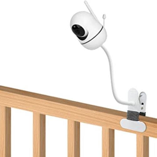 Baby Monitor Mount Compatible with HelloBaby HB65/HB66/HB248 (not Compatible with HB6550),ANMEATE SM935E Baby Monitor Camera 15.7 inches Flexible Clip Clamp Mount Long Gooseneck Arm