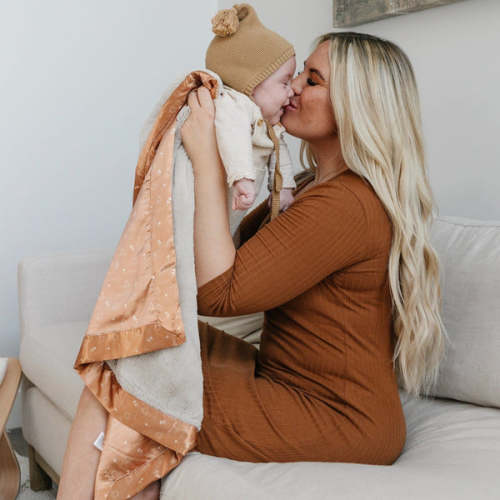 SATIN BACK RECEIVING BLANKETS – Saranoni