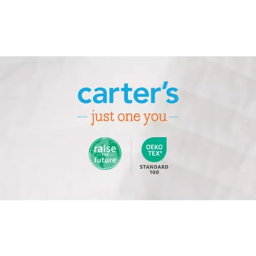 Carter's Just One You® Baby 3pk Bodysuit - Green/white Newborn: Cotton Blend, Crotch Snap, Tagless, Short Sleeve