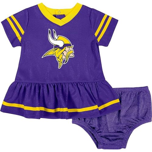 Gerber Girls' NFL Team Jersey Dress and Diaper Cover