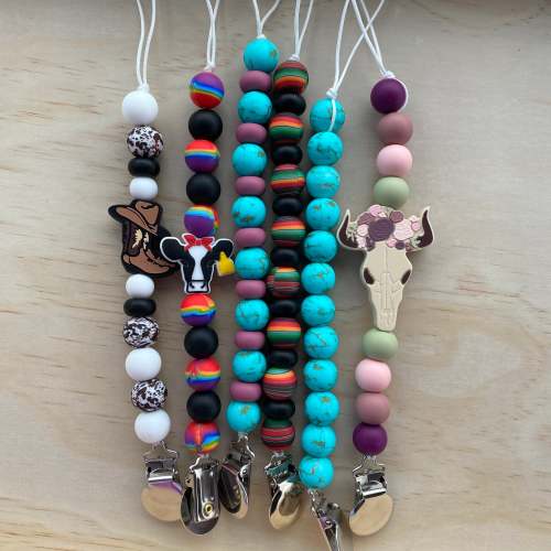 Western/Farm Pacifier Clip from Instagram Post