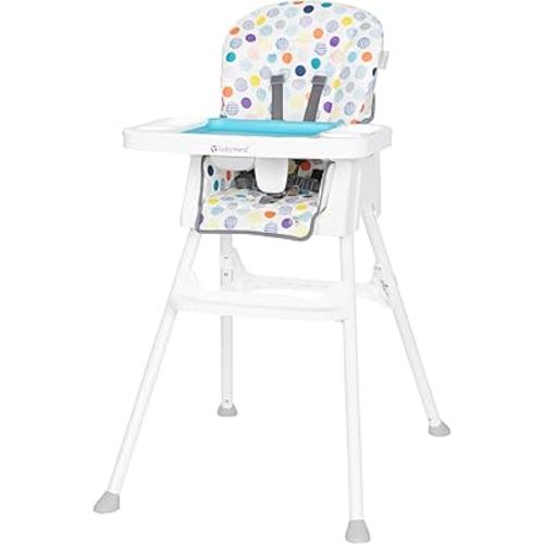 Baby Trend Adapt Plus 6-in-1 EZ Clean High Chair to Toddler Chair, Orbits White