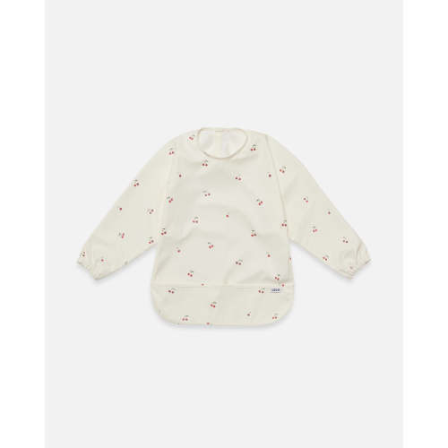 Smock Bib  / Cherry / 6mo - 2yrs