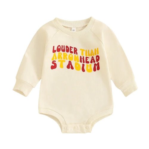 Chiefs Beige Onesie – The Ollie Bee