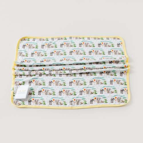 And They All Asked for You Organic Cotton Zoo Baby Blanket