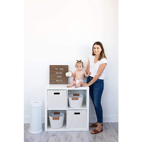 Ubbi Diaper Pail, White