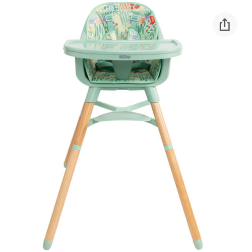 4-in-1 Multi-Use High Chair | Green Garden