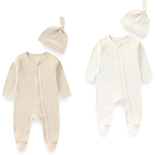 Long Sleeve Baby Footies With Accessories Cotton Unisex Infant Romper New born Clothes For Boys Girls 0–12 Months