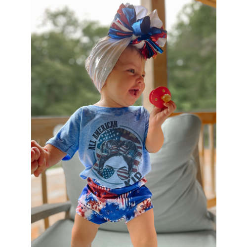 3-piece Independence Day Print Suit