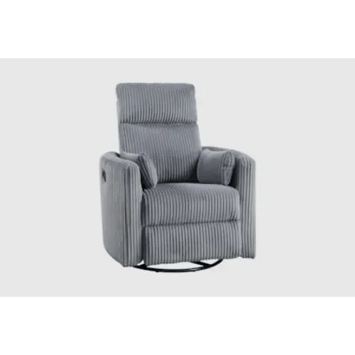 Ellery Grey Nursery Swivel Glider Reclining Chair | Rocker