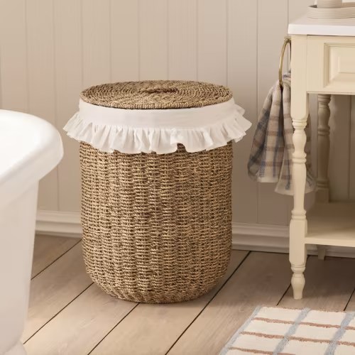 Cottage Chic Natural Laundry Storage | Adairs