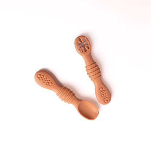 Soothe & Feed Mashie Spoon Teether Set - Deep Peach