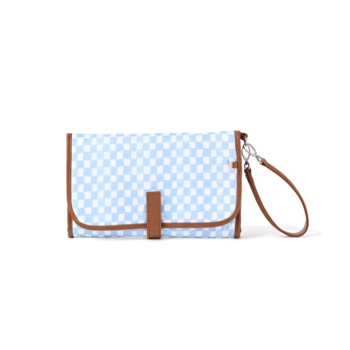 Change Mat Clutch - Blue Check