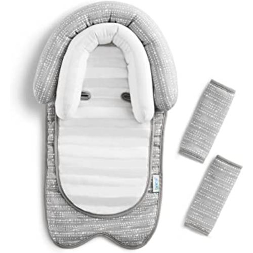 Munchkin® Brica® XtraGuard™ Head Support & Strap Cover for Baby Car Seats with Silver-Ion Technology, Dots
