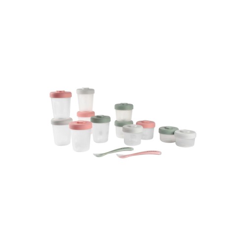12-Piece Clip Portion Container & Spoon Set