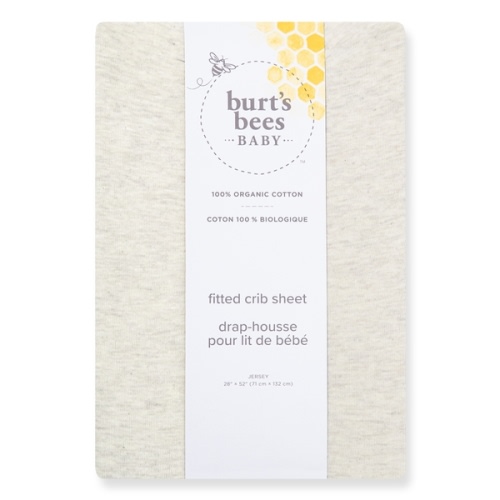 Solid Organic Cotton BEESNUG® Fitted Crib Sheet