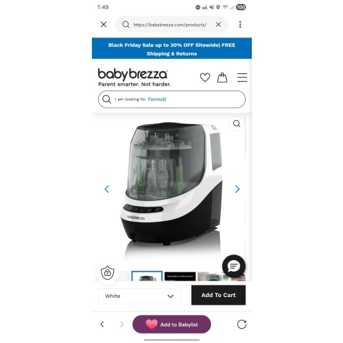 Bottle Washer Pro®: Automatic Baby Bottle Washer | Baby Brezza