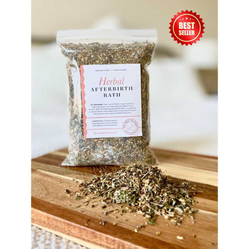 Herbal Afterbirth Sitz Bath dry herb soak with sea salt, 12oz. | In His Hands